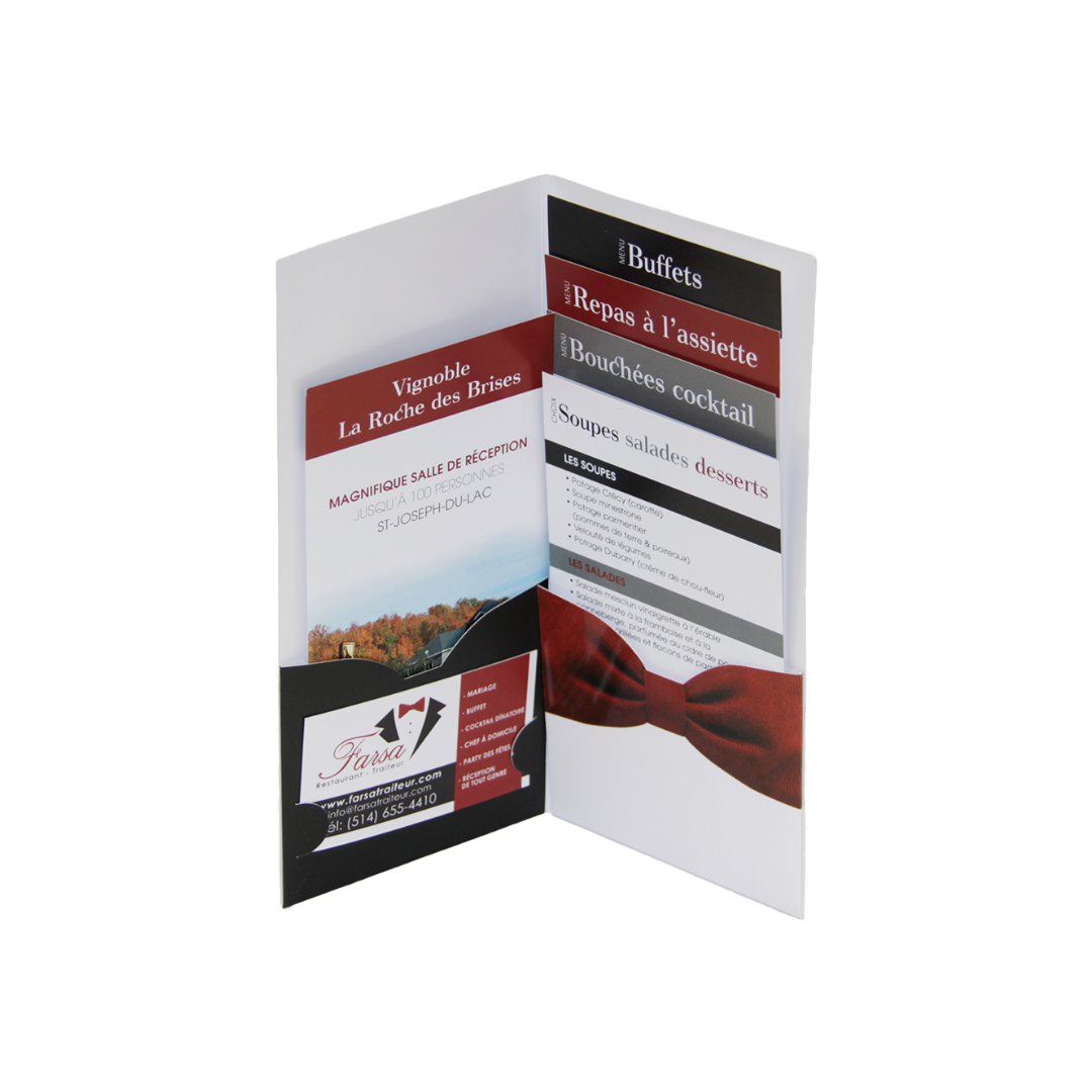Commercial - Pocket folder with inserts